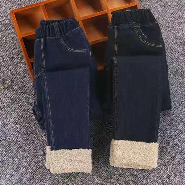 trousers girl fleece pants kids warm jeans winter children long thickened casual baby denim, Blue
trousers girl fleece pants kids warm jeans winter children long thickened casual baby denim, Blue