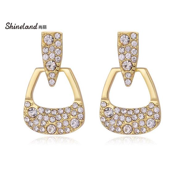 dangle & chandelier shineland vintage fashion crystal drop earrings for women geometric gold color brincos wedding party jewelry gift 2021, Silver
dangle & chandelier shineland vintage fashion crystal drop earrings for women geometric gold color brincos wedding party jewelry gift 2021, Silver