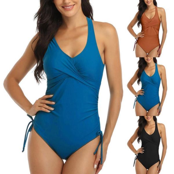 women's swimwear solid halter one piece bikini bandage push up monokini swimsuit beach bathing suit beachwear ropa mujer, White;black
women's swimwear solid halter one piece bikini bandage push up monokini swimsuit beach bathing suit beachwear ropa mujer, White;black