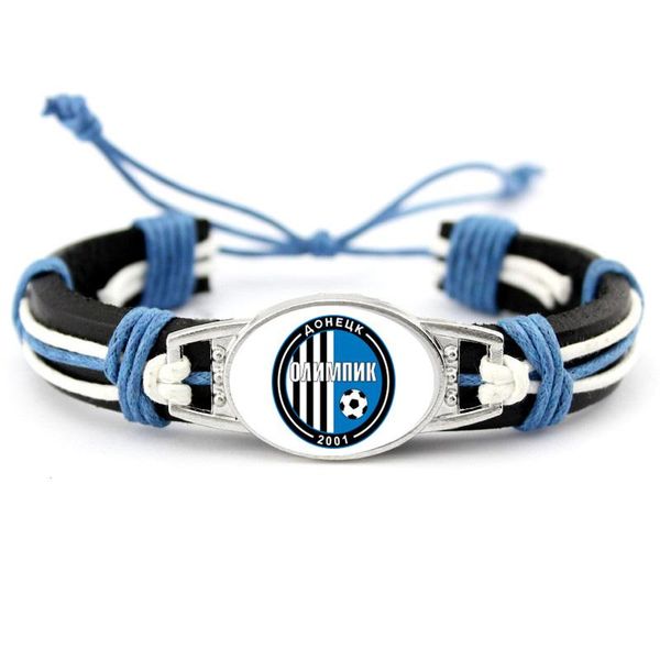 charm bracelets fc club spartak moscow genuine leather bracelet charms & bangles fans hand braided jewelry, Golden;silver
charm bracelets fc club spartak moscow genuine leather bracelet charms & bangles fans hand braided jewelry, Golden;silver