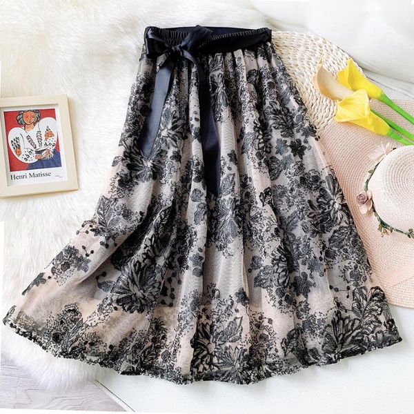 skirts 168 vintage women skirt summer sequins embroidery flower fashion black gauze elegant cotton breathable ladies mid length
skirts 168 vintage women skirt summer sequins embroidery flower fashion black gauze elegant cotton breathable ladies mid length