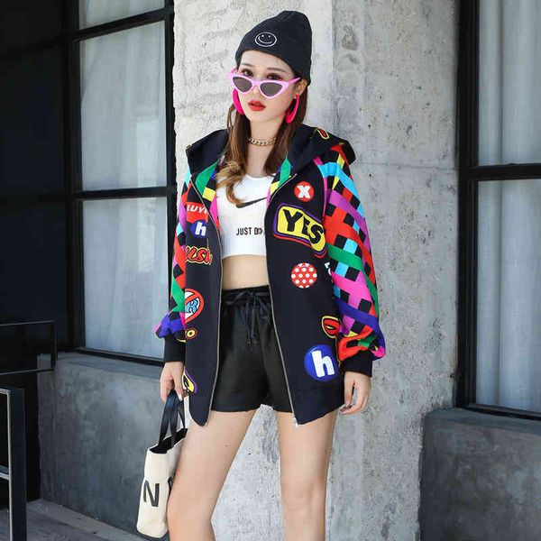 jackets women's black short jacket trendy ins niche autumn loose wild retro hong kong style printed top, Black;brown
jackets women's black short jacket trendy ins niche autumn loose wild retro hong kong style printed top, Black;brown