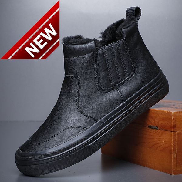 2021 baoda 21342 autumn and winter men's high leather casual cotton shoes, Black
2021 baoda 21342 autumn and winter men's high leather casual cotton shoes, Black