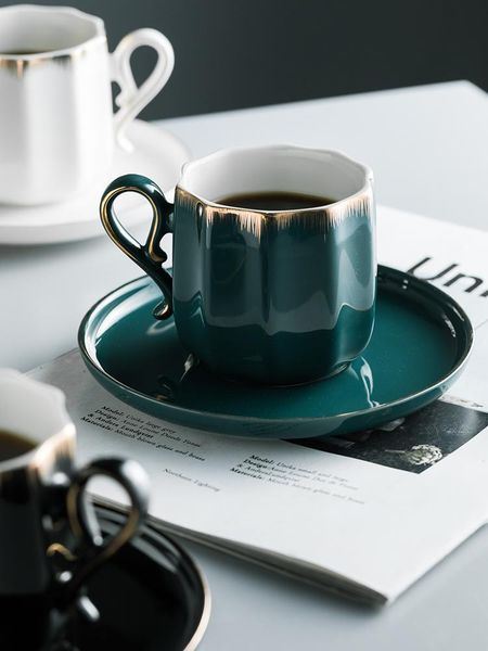 cups & saucers european-style small exquisite espresso cup gold rim design ceramic coffee mug office home tea and saucer set
cups & saucers european-style small exquisite espresso cup gold rim design ceramic coffee mug office home tea and saucer set