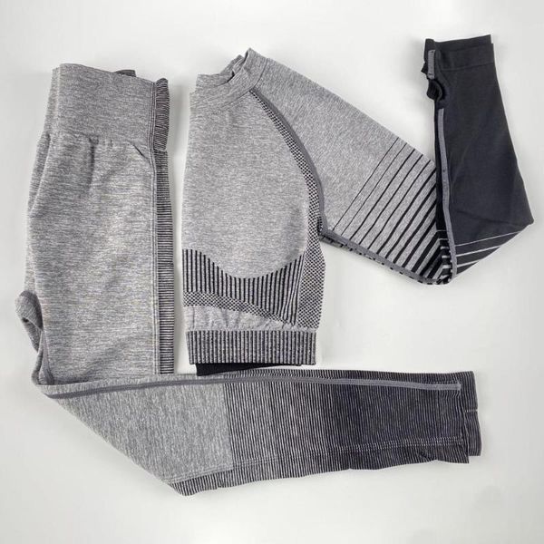 gym clothing set seamless boosty yoga suit women striped acrylic knitted elastic fitness sports push upyoga sets outfit
gym clothing set seamless boosty yoga suit women striped acrylic knitted elastic fitness sports push upyoga sets outfit