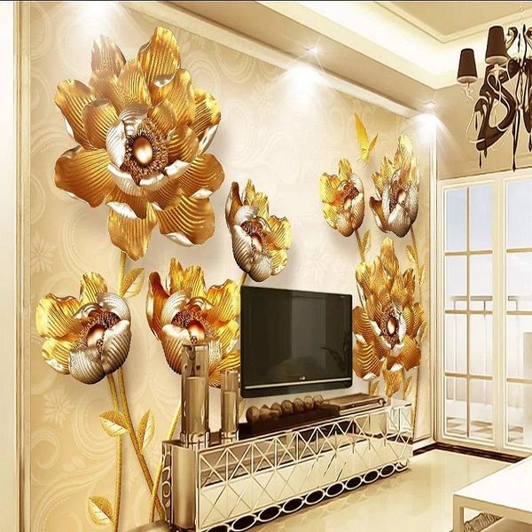 wallpapers custom large mural 3d wallpaper modern fashion creative jewelry gold lotus abstract luxury room wall decor deep 5d embossed
wallpapers custom large mural 3d wallpaper modern fashion creative jewelry gold lotus abstract luxury room wall decor deep 5d embossed