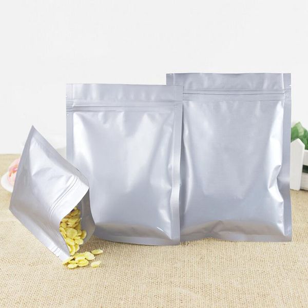 100 pack, zipper aluminum foil resealable value pack package pouches zip lock food cookie meat snack grain storage bags
100 pack, zipper aluminum foil resealable value pack package pouches zip lock food cookie meat snack grain storage bags