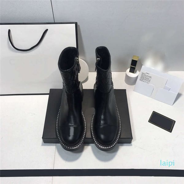 designer- women's ankle boots lambskin leather thick heel high heels autumn and winter pointed party shoes classic design ladies boot, Black
designer- women's ankle boots lambskin leather thick heel high heels autumn and winter pointed party shoes classic design ladies boot, Black