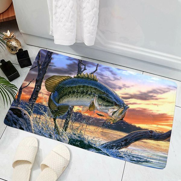 cloocl fishing carpets doormats 3d graphic please remember bass fishing floor mats indoor outdoor non-slip kitchen mat
cloocl fishing carpets doormats 3d graphic please remember bass fishing floor mats indoor outdoor non-slip kitchen mat