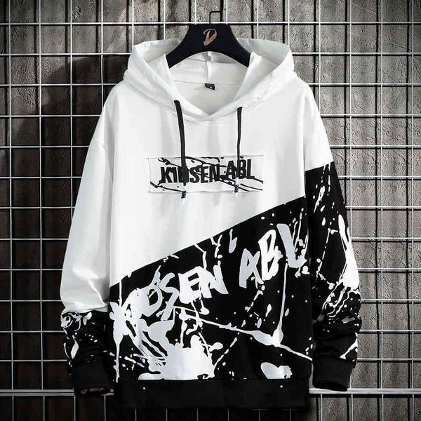 men's hooded sweatshirt, japane casual street cloth, and bottom, fashion sewn sweatshirt, spring and summer, new in 2021, Black
men's hooded sweatshirt, japane casual street cloth, and bottom, fashion sewn sweatshirt, spring and summer, new in 2021, Black