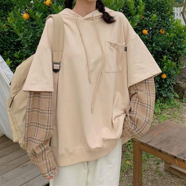 women's hoodies & sweatshirts deeptown kawaii korean style sweatshirt women spring 2021 fashion ladies cotton long sleeve streetwear sp, Black
women's hoodies & sweatshirts deeptown kawaii korean style sweatshirt women spring 2021 fashion ladies cotton long sleeve streetwear sp, Black