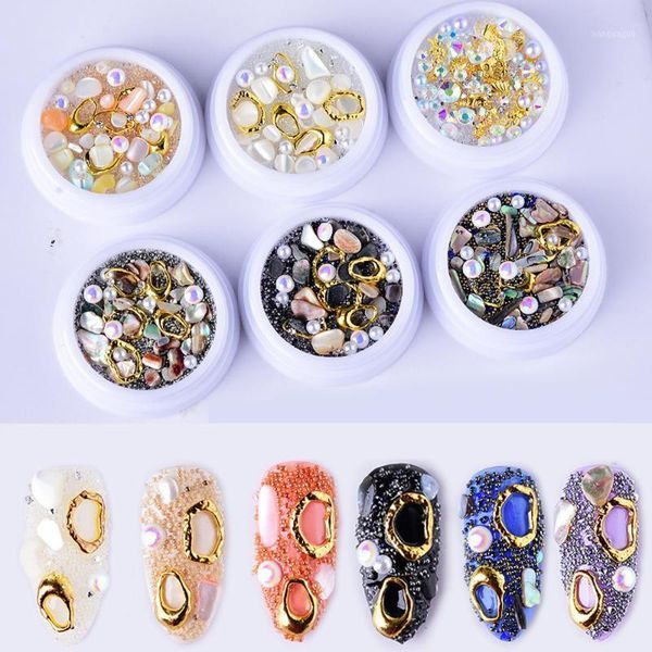 box 3d manicure metal mixed glitter irregular fragment nail art decoration mini bead zircon shell stone strass jewelry tips1, Silver;gold
box 3d manicure metal mixed glitter irregular fragment nail art decoration mini bead zircon shell stone strass jewelry tips1, Silver;gold