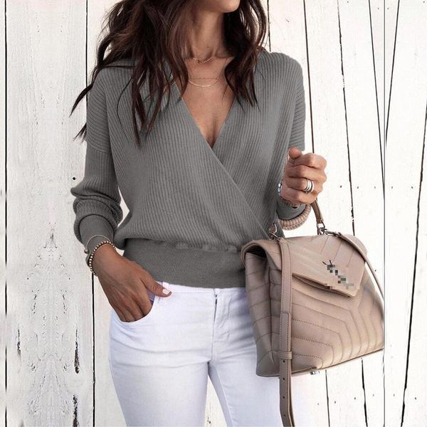 women's sweaters womans knit long sleeved fashion crop deep v-neck sleeve sweater womens pullover 2021 autumn knitted solid top, White;black
women's sweaters womans knit long sleeved fashion crop deep v-neck sleeve sweater womens pullover 2021 autumn knitted solid top, White;black