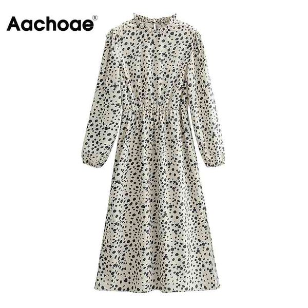 aachoae women elegant a-line midi dresses leopard print elastic waist casual dress ruffle long sleeve chic dress robe femme 210413, Black;gray
aachoae women elegant a-line midi dresses leopard print elastic waist casual dress ruffle long sleeve chic dress robe femme 210413, Black;gray