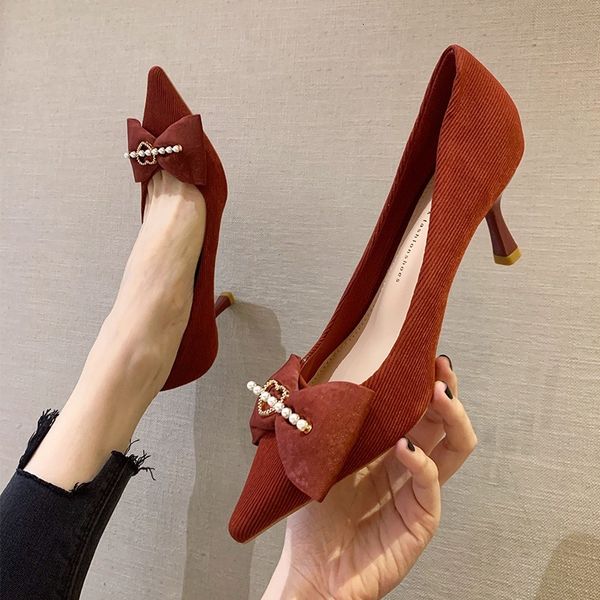 luxury dress shoes 955- 2021 spring bow high girls pointed thin heels profsional work sho women, Black
luxury dress shoes 955- 2021 spring bow high girls pointed thin heels profsional work sho women, Black