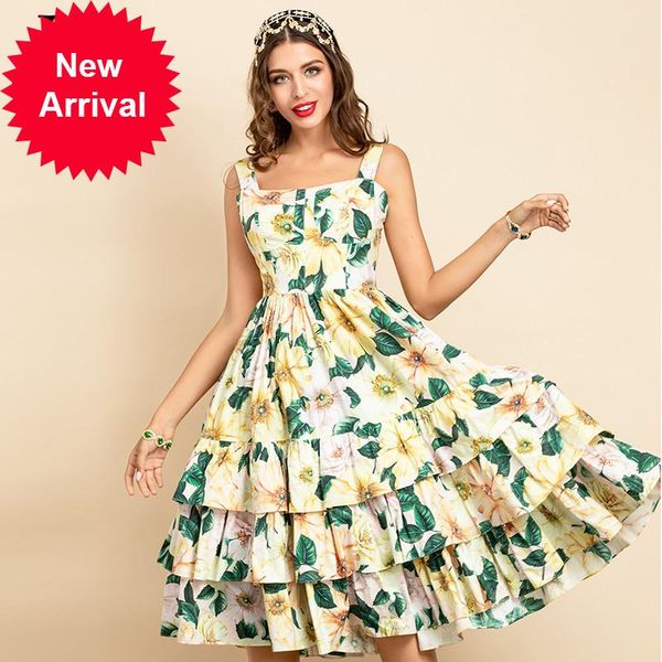 casual dresses 2021 summer fashion runway cotton dress women spaghetti strap floral print midi tiered holiday elegant, Black;gray
casual dresses 2021 summer fashion runway cotton dress women spaghetti strap floral print midi tiered holiday elegant, Black;gray