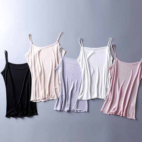 tanks 1pc silk 50% viscose knit thin camisole vest shirt sleepwear spaghetti strap sg307, White
tanks 1pc silk 50% viscose knit thin camisole vest shirt sleepwear spaghetti strap sg307, White