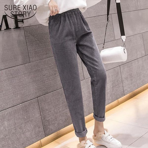 women's pants & capris harlem autumn winter 2021 thicken corduroy women loose korean casual long elastic waist trousers 7282 50, Black;white
women's pants & capris harlem autumn winter 2021 thicken corduroy women loose korean casual long elastic waist trousers 7282 50, Black;white