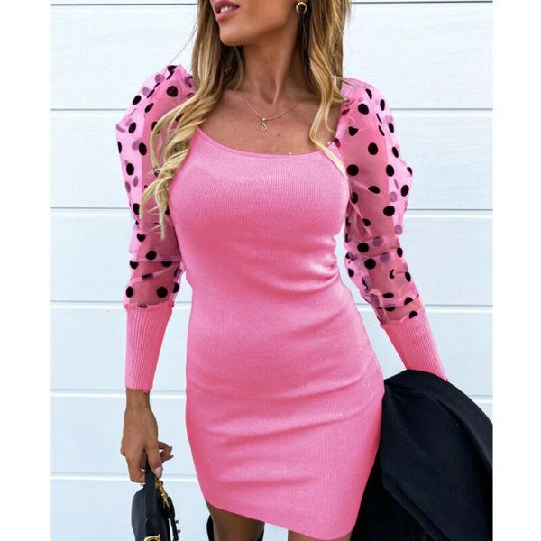 ladies women tulle frill mesh puff polka dot long sleeve shirt dress tunic mini fashion casual dresses, Black;gray
ladies women tulle frill mesh puff polka dot long sleeve shirt dress tunic mini fashion casual dresses, Black;gray