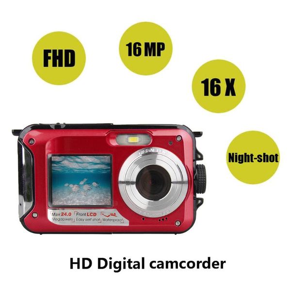 digital cameras red po camera waterproof 16x hd dv 1080p mini video recorder support 32gb tf card
digital cameras red po camera waterproof 16x hd dv 1080p mini video recorder support 32gb tf card