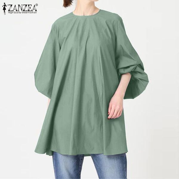 women's blouses & shirts fashion summer plain blouse women o neck long puff sleeve tunic 2022 casual solid loose shirt lady blus, White
women's blouses & shirts fashion summer plain blouse women o neck long puff sleeve tunic 2022 casual solid loose shirt lady blus, White