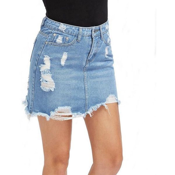 casual high waist denim blue womens skirts light wash distressed mini pencil ladies ripped summer vintage jeans, Black
casual high waist denim blue womens skirts light wash distressed mini pencil ladies ripped summer vintage jeans, Black