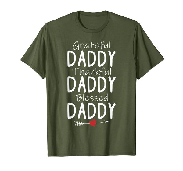 Grateful Daddy Thankful Daddy Blessed Daddy TShirt, Mainly pictures