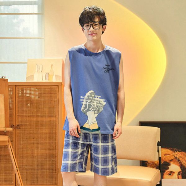 pajamas men's shorts fashionable vests mouwlless size 4xl boys'home clothes pack lounge set, Black;brown
pajamas men's shorts fashionable vests mouwlless size 4xl boys'home clothes pack lounge set, Black;brown