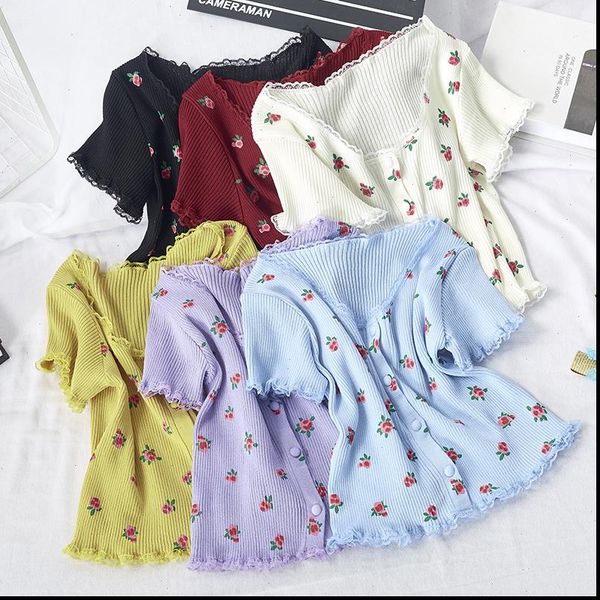 patched lace womens sweater o neck knitted short sleeve thin sweaters cardigans lady single breasted printing flowers crop female, White;black
patched lace womens sweater o neck knitted short sleeve thin sweaters cardigans lady single breasted printing flowers crop female, White;black