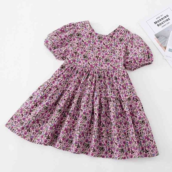 girls dress summer puff sleeve floral print princess kids clothing fashion children's 210515, Red;yellow
girls dress summer puff sleeve floral print princess kids clothing fashion children's 210515, Red;yellow