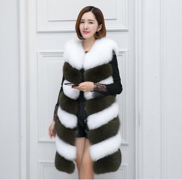 women's fur & faux tuhao office lady winter sleeveless vest coat ladies large size 3xl casual loose long overwear coats lq327 ptwn, Black
women's fur & faux tuhao office lady winter sleeveless vest coat ladies large size 3xl casual loose long overwear coats lq327 ptwn, Black