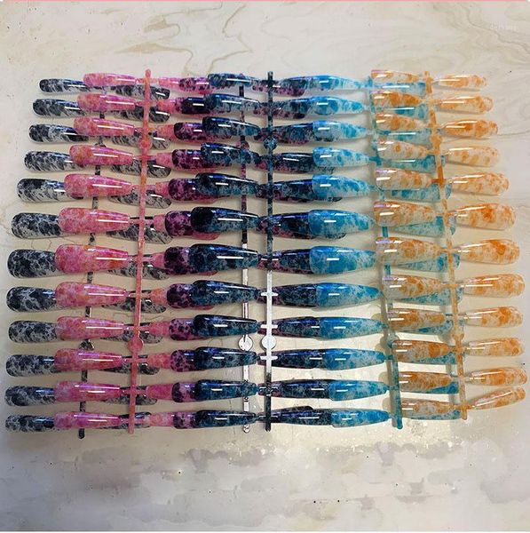 24pcs long ballet coffin fake nails color press on nail tips removable varnish manicure glue style ladies decorations false1, Red;gold
24pcs long ballet coffin fake nails color press on nail tips removable varnish manicure glue style ladies decorations false1, Red;gold