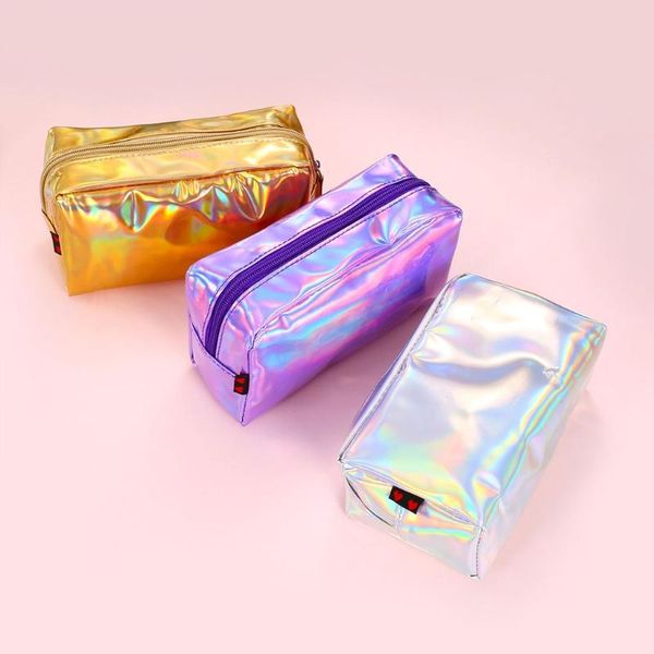 cosmetic bags & cases fashion holographic pencil case makeup pouch storage zipper purse bag
cosmetic bags & cases fashion holographic pencil case makeup pouch storage zipper purse bag
