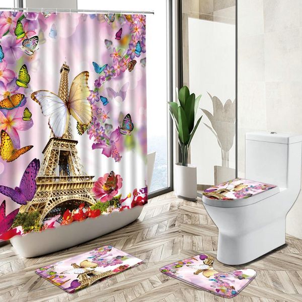 shower curtains tower scenery curtain colorful butterfly flower romantic paris home decor bath mat toilet lid cover bathroom carpet set
shower curtains tower scenery curtain colorful butterfly flower romantic paris home decor bath mat toilet lid cover bathroom carpet set