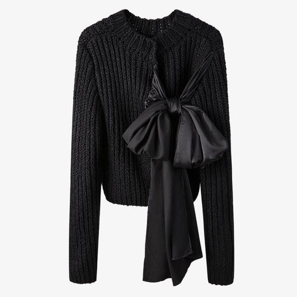 women's jackets runway women spring fall luxury cardigans trendy black bing bow lace-up wool sweater single breasted brand knitwear clo, Black;brown
women's jackets runway women spring fall luxury cardigans trendy black bing bow lace-up wool sweater single breasted brand knitwear clo, Black;brown