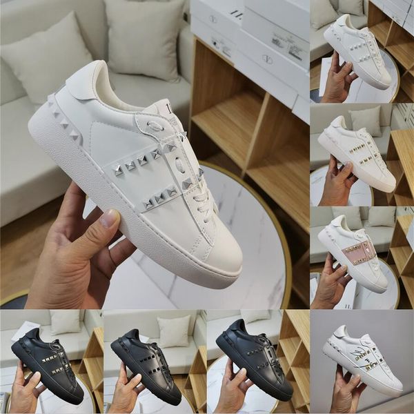 classic trend luxury designer brand running casual sport shoes fashion mens womens genuine leather white platform rivet sneakers in stock
classic trend luxury designer brand running casual sport shoes fashion mens womens genuine leather white platform rivet sneakers in stock