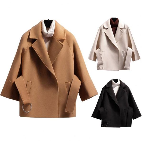 women's jackets drop lady coat solid color belt tight waist cardigan winter jacket for work, Black;brown
women's jackets drop lady coat solid color belt tight waist cardigan winter jacket for work, Black;brown
