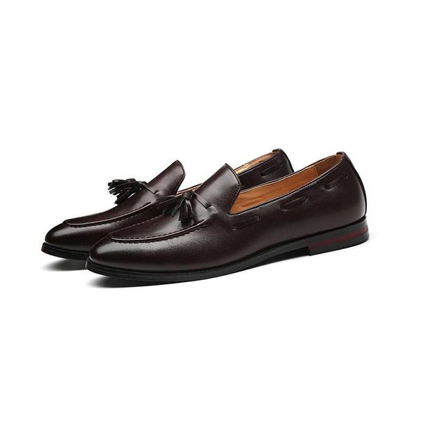 dress shoes men's 2021 classic tassel formal loafers big size luxury male breathable flat men night club business, Black
dress shoes men's 2021 classic tassel formal loafers big size luxury male breathable flat men night club business, Black
