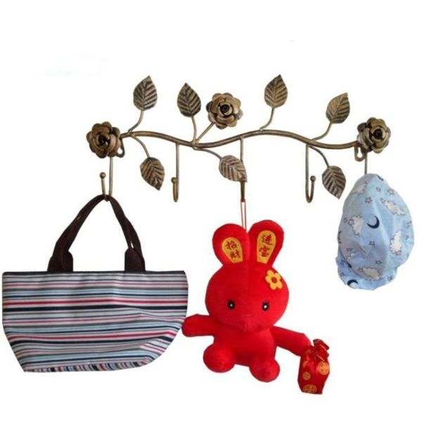 hooks & rails 1pcs 5 clothes rack robe key holder wall hanger rose leaves metal over door kitchen bathroom coat
hooks & rails 1pcs 5 clothes rack robe key holder wall hanger rose leaves metal over door kitchen bathroom coat