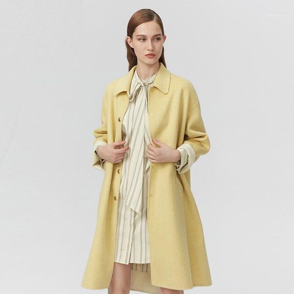 women's wool & blends yfl cloth coat female paragraph 1 370561 grows in winter, Black
women's wool & blends yfl cloth coat female paragraph 1 370561 grows in winter, Black