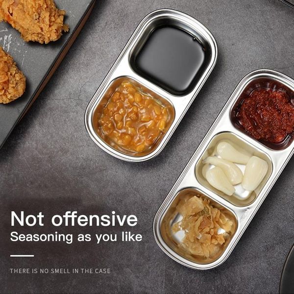 dishes & plates stainless steel assorted salad sauce pepper wasabi dipping dish tray bowl kitchen tableware specialty plate 2/3 grids
dishes & plates stainless steel assorted salad sauce pepper wasabi dipping dish tray bowl kitchen tableware specialty plate 2/3 grids