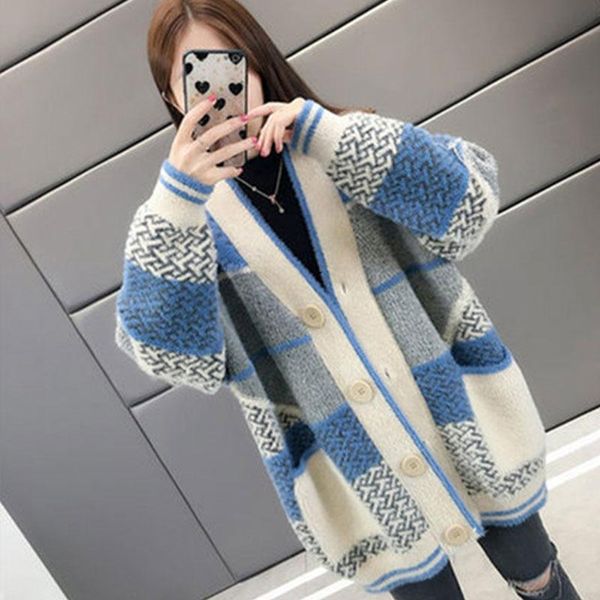 women's knits & tees imitation mink velvet knicardigan jacket women autumn winter sweater female fashion loose thick lady outer wear, White
women's knits & tees imitation mink velvet knicardigan jacket women autumn winter sweater female fashion loose thick lady outer wear, White