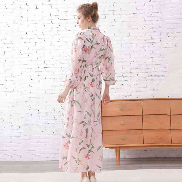dress seqinyy rosa summer 2021 mode design long romantic arc lily flowers elegant print ed in chiffon, Black;gray
dress seqinyy rosa summer 2021 mode design long romantic arc lily flowers elegant print ed in chiffon, Black;gray