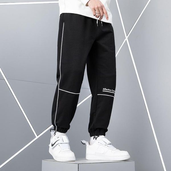 men's pants 2021 spring casual sports feet trousers simple large size cotton pants/ joggers men, Black
men's pants 2021 spring casual sports feet trousers simple large size cotton pants/ joggers men, Black