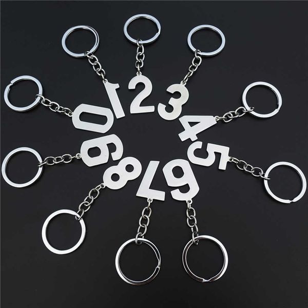 number keychain numeric charms pendants 0 1 2 3 4 5 6 7 8 9 repurposed stainless steel keyring 10 pieces assorted arabic numeral h0915, Silver
number keychain numeric charms pendants 0 1 2 3 4 5 6 7 8 9 repurposed stainless steel keyring 10 pieces assorted arabic numeral h0915, Silver