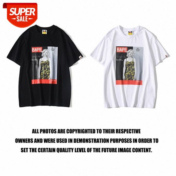 street brand ape head camouflage joint marilyn monroe t-shirt men's casual short-sleeved #ab1a, White;black
street brand ape head camouflage joint marilyn monroe t-shirt men's casual short-sleeved #ab1a, White;black