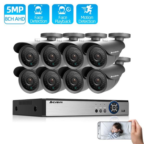 h.265 8ch 5mp ahd dvr nvr kit up to 16ch cctv system indoor outdoor camera video security surveillance set wireless kits
h.265 8ch 5mp ahd dvr nvr kit up to 16ch cctv system indoor outdoor camera video security surveillance set wireless kits