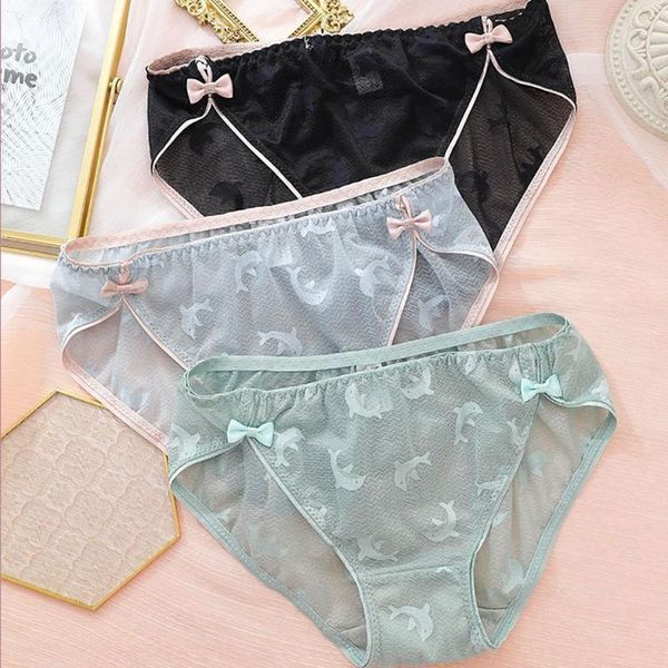 women's panties women lace underpant dolphin print mesh briefs low waist fashion girls underwear cute soft intimates lingerie, Black;pink
women's panties women lace underpant dolphin print mesh briefs low waist fashion girls underwear cute soft intimates lingerie, Black;pink