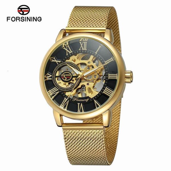 new popular forsing watch men's fashion leisure roman digital mesh band hollow manual mechanical, Slivery;brown
new popular forsing watch men's fashion leisure roman digital mesh band hollow manual mechanical, Slivery;brown