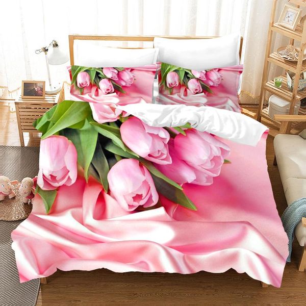 flower pink tulip bedding set size elegant scenery 3d duvet cover comforter bed linen decor adults home textiles sets
flower pink tulip bedding set size elegant scenery 3d duvet cover comforter bed linen decor adults home textiles sets